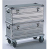 Chariots pour caisses et coffres aluminium