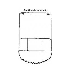 SABOT ET PATIN DE RECHANGE POUR ÉCHELLE ALUMINIUM